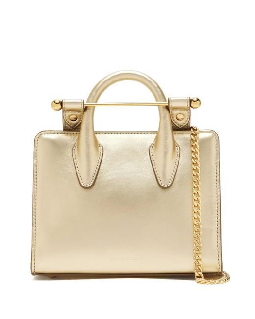 Strathberry Natural Nano Tote Bag