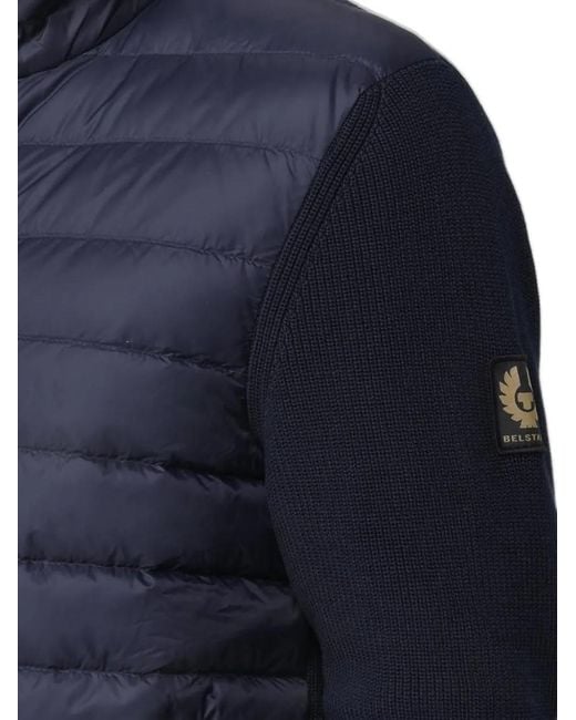 Belstaff Blue Cardigan Control Hybride for men