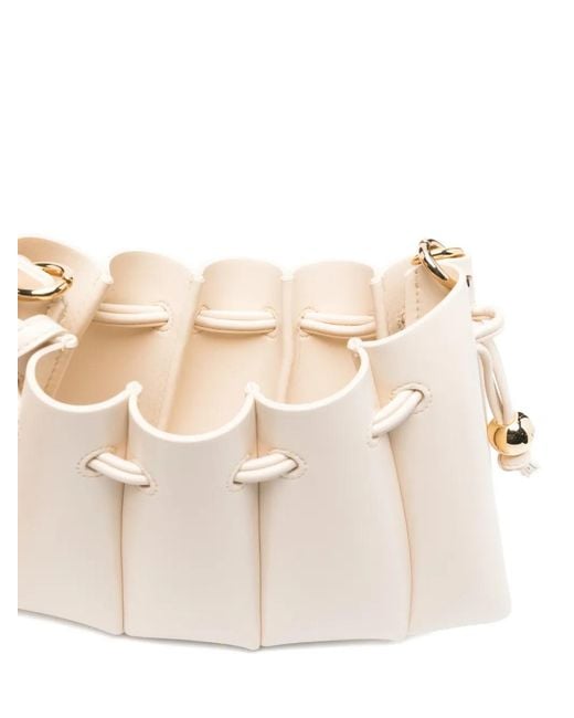 THEMOIRÈ Natural Calipso Drawstring Cross Body Bag