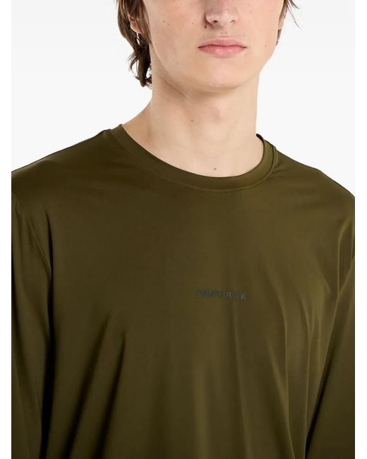 Under Armour Green Long-Sleeve T-Shirt for men