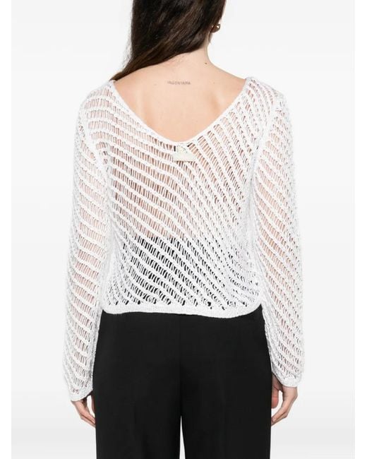 Pinko White Sweaters