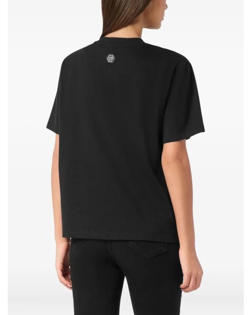 Philipp Plein Hexagon Tシャツ Black