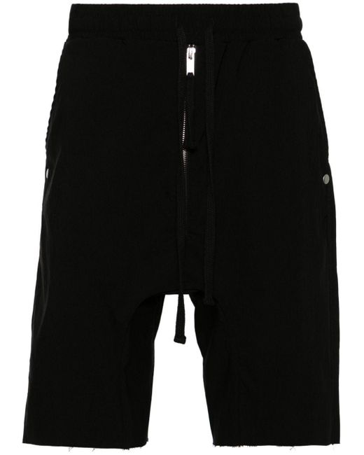 Shorts con vita media di Thom Krom in Black da Uomo