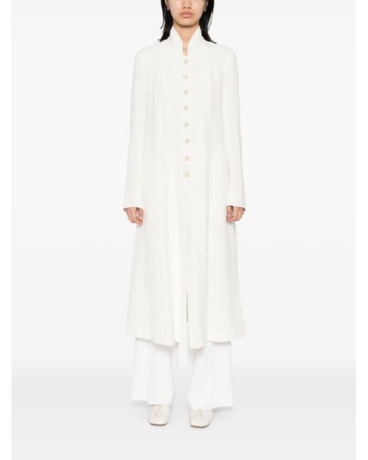 Forme D'expression White Habit Coat
