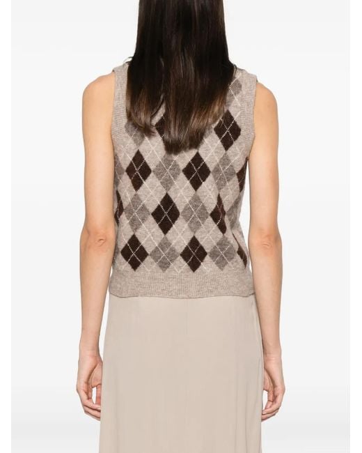 P.A.R.O.S.H. Natural V-Neck Vest
