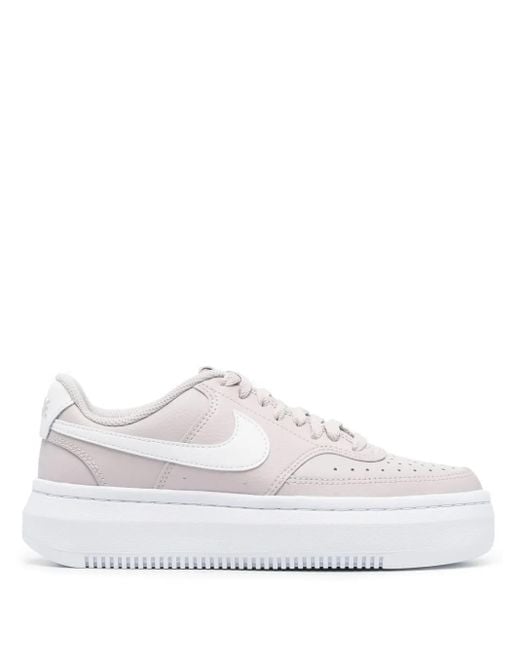 Nike White Court Vision Alta Sneakers