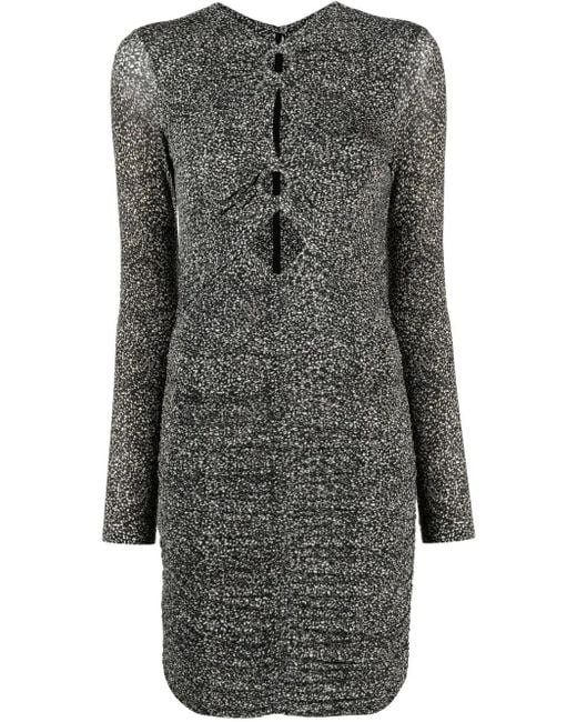 Isabel Marant Gray Jana Mini Dress