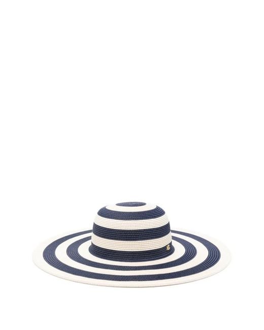 Sombrero De Verano A Rayas Ralph Lauren de color White