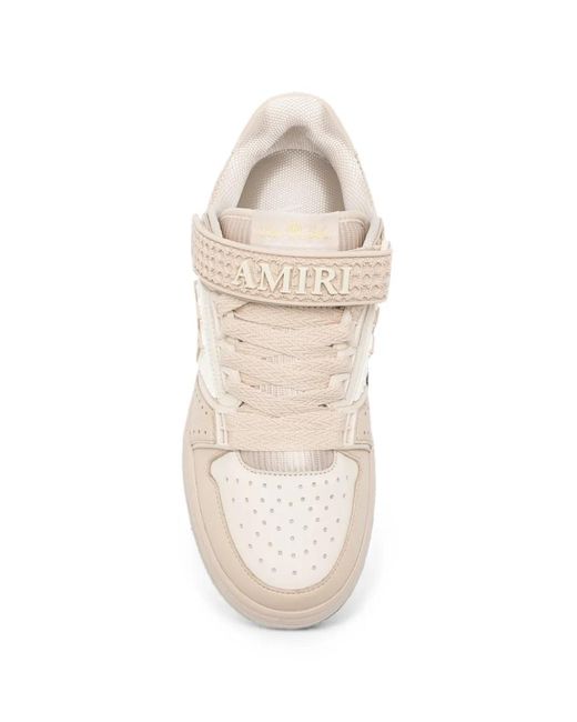 Amiri White Touch-Strap Sneakers for men