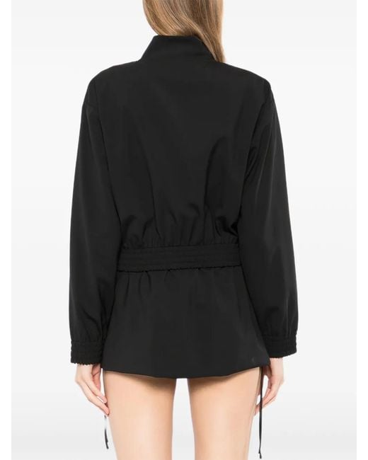 Kiki de Montparnasse Black Zip-Up Bomber Jacket