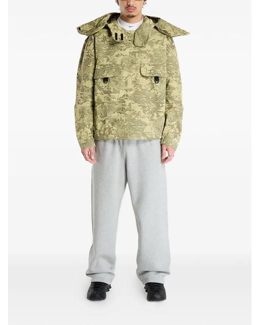 Nike Green Camouflage-Pattern Jacket for men