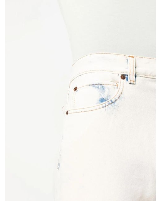 Haikure Natural Beached-Effect Straight-Leg Jeans for men