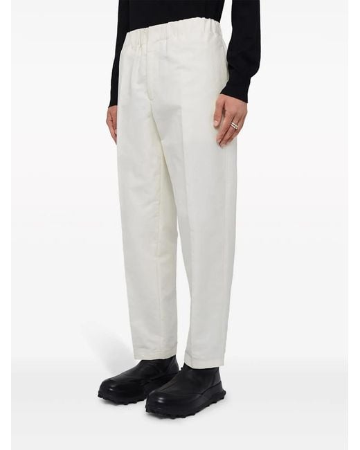 Jil Sander White Trousers for men