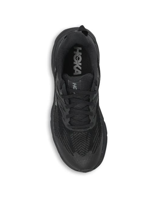 Hoka One One Black Challenger 8 Gtx Lace-Up Sneakers