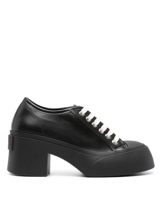 Marni Black Sneakers mit Plateau 70mm