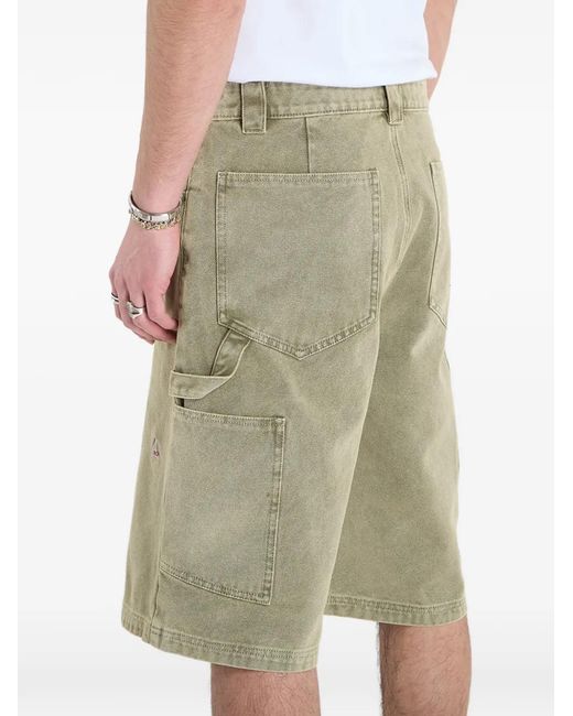 Roa Natural Ash Canvas Shorts for men