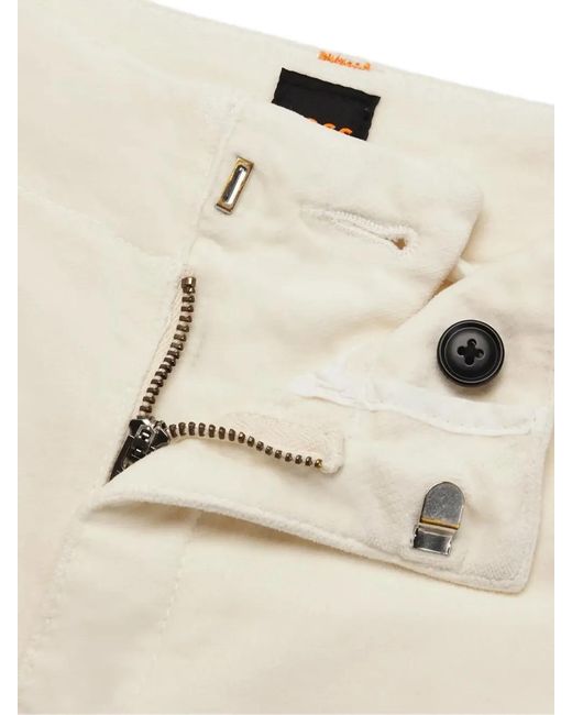 Boss Natural Inset-Pocket Trousers
