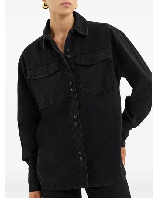 Rebecca Vallance Black Pocket Shirt