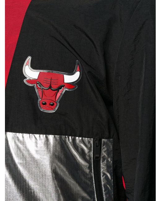 Marcelo Burlon Chicago Bulls Windbreaker Jacket In Black for men