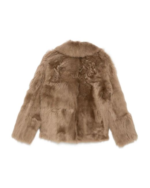 Blancha Brown Shearling Jacket