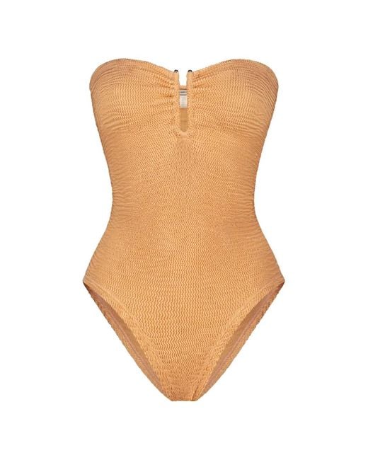 Paramidonna White Frida Strapless Swimsuit