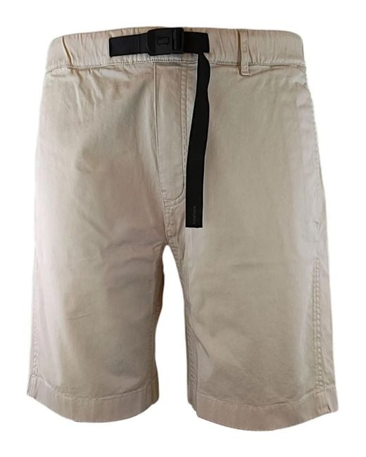 Woolrich Gray Classic Easy Shorts for men
