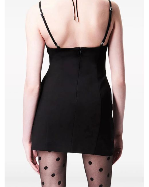 Area Black Cut Out Sleeveless Mini Dress