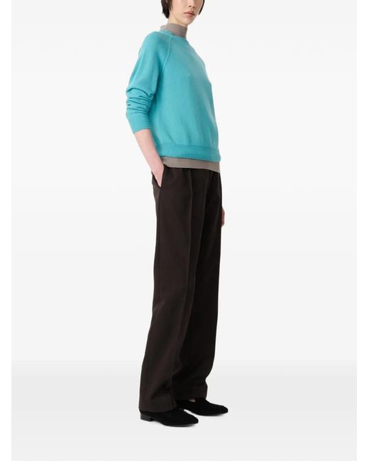 Studio Nicholson Blue Loenne Seamless Sweater