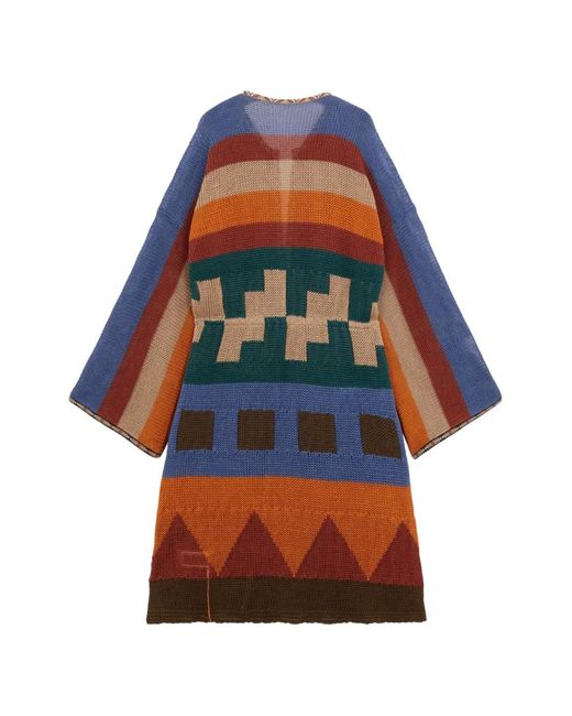 Fortela Orange Lara Maxi Cardigan