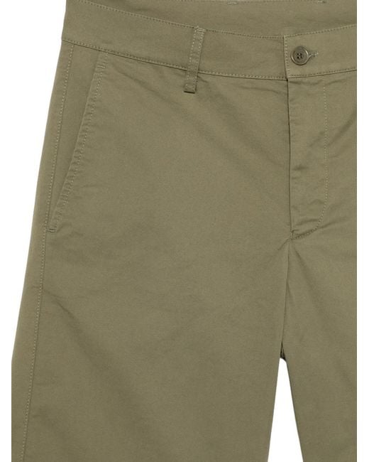 Aspesi Green Button Shorts for men