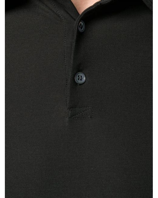 Polo Básico Zanone de hombre de color Black