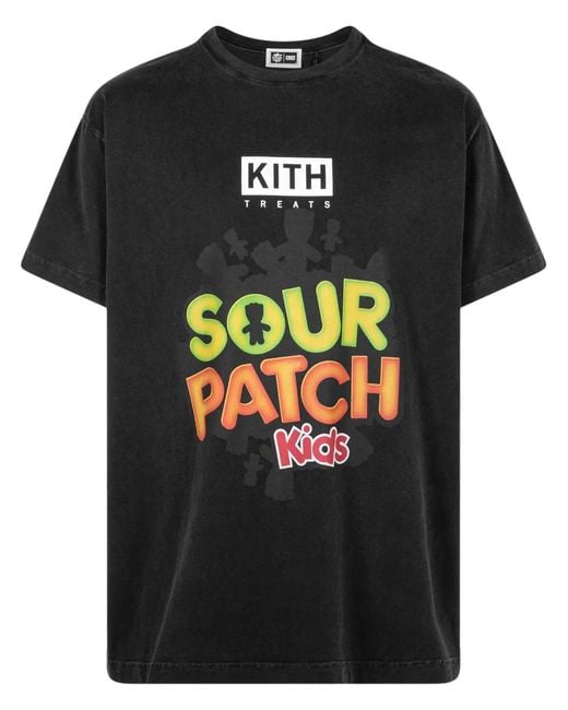 Kith Black Treats For Sour Patch Kids Vintage T-Shirt for men