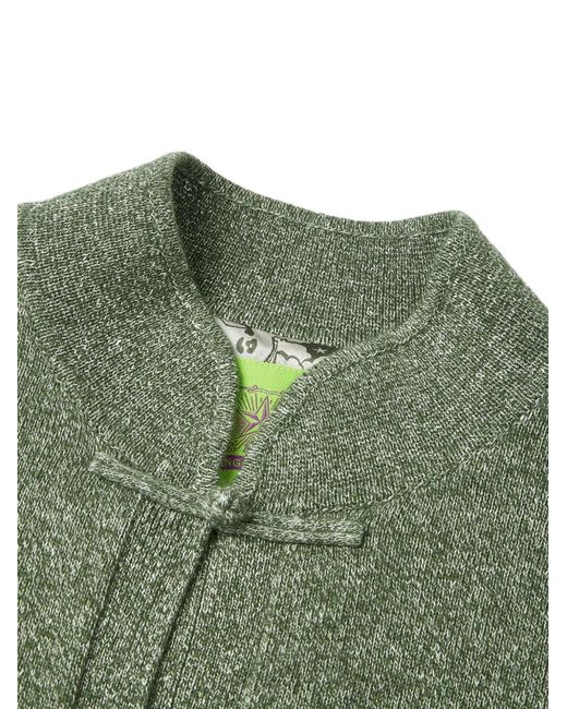 Shanghai Tang Green Tang Cardigan for men