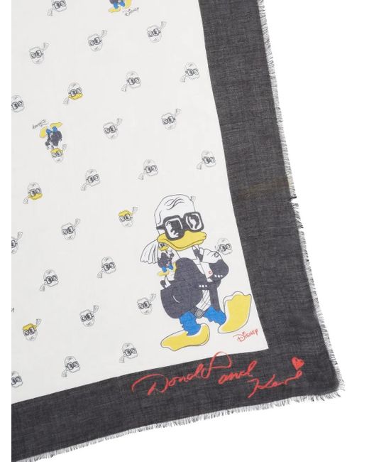 Karl Lagerfeld Metallic X Disney All-Over Graphic-Print Scarf