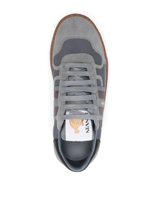 Lanvin Gray Clay Sneakers