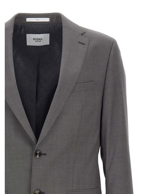DIGEL Gray Alesso Blazer for men