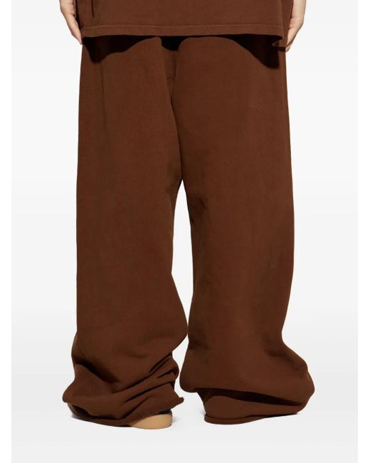 Entire studios Brown Elasticated-Waistband Trousers