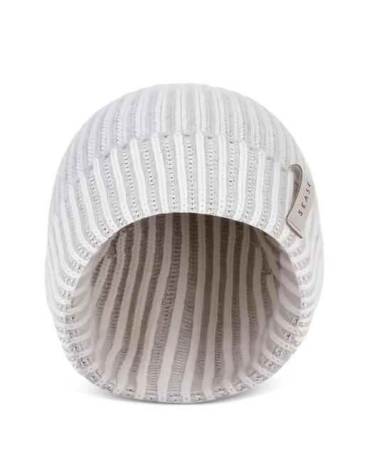 Sease White Striped Hat for men