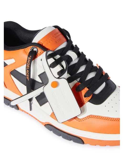 Off-White c/o Virgil Abloh Orange Out Of Office Low-top Sneakers for men