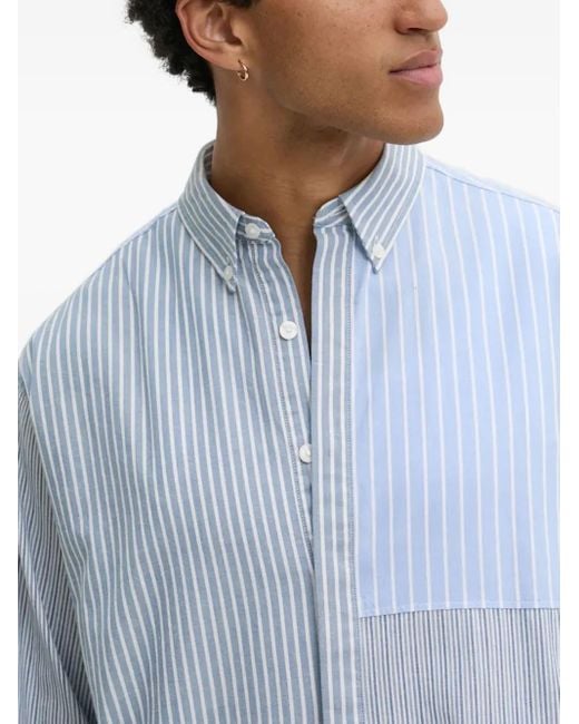 Camicia A Righe di Desigual in Blue da Uomo