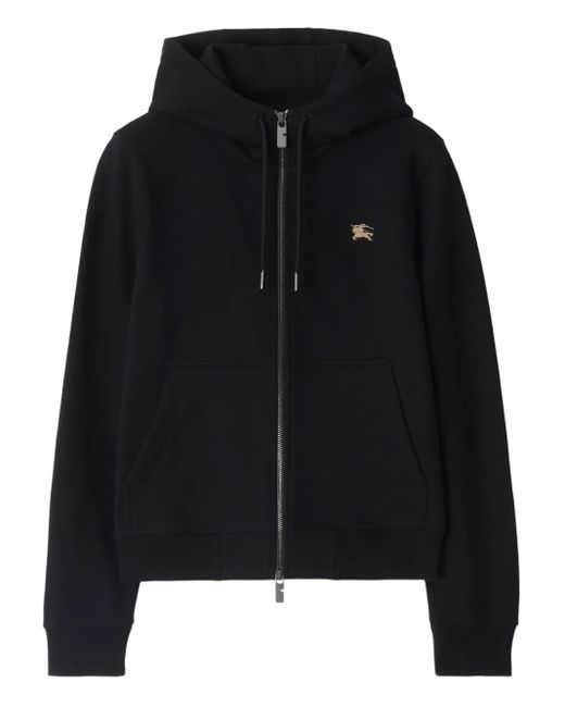 Burberry Katoenen Hoodie Met Ridderprint in het Black
