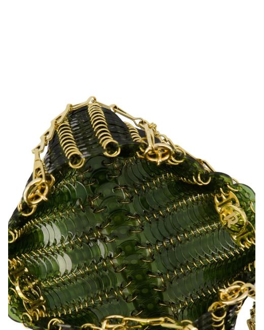 Rabanne 1969 ショルダーバッグ ナノ Green