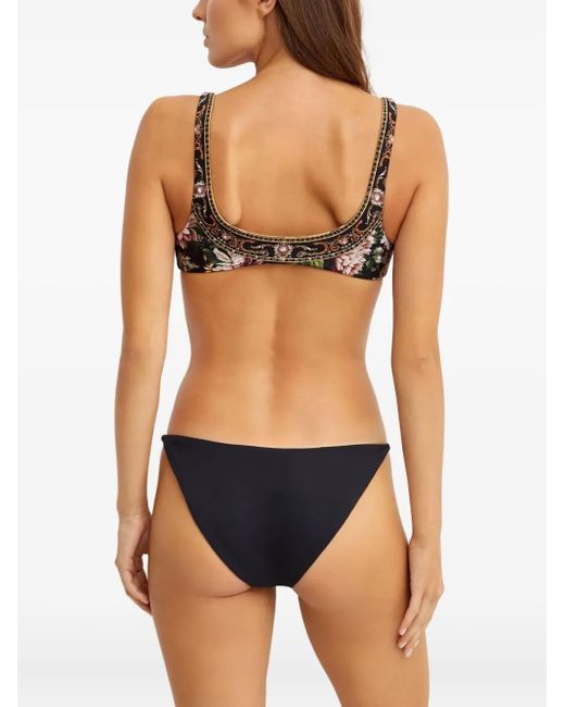 Camilla Black Dynasty Daze Bikini Top