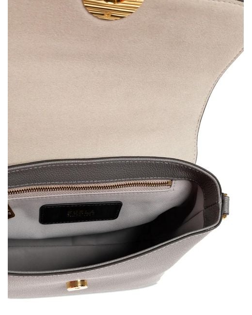 Furla Gray Moonlight Tote Bag