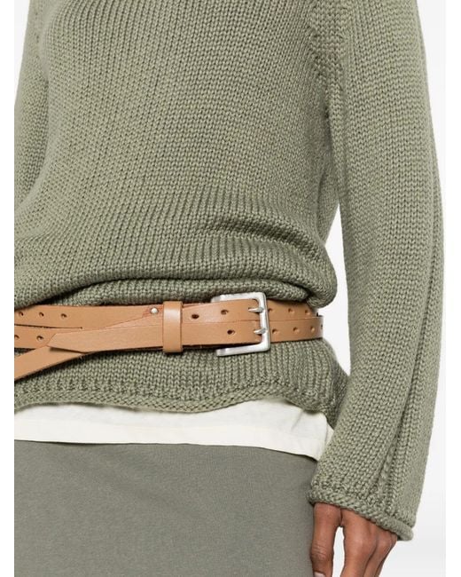 Our Legacy Green False Roundneck Knit