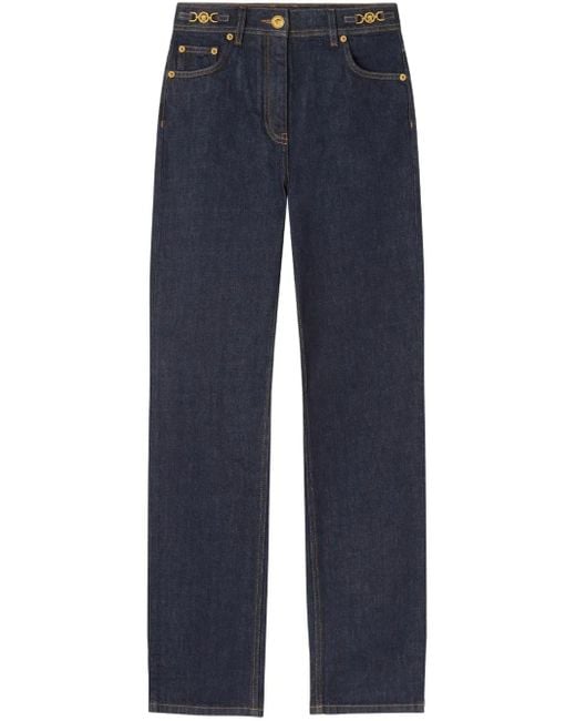 Jeans Dritti Medusa '95 di Versace in Blue