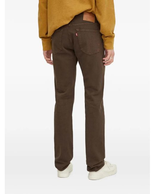 Levi's Brown 501 Jeans for men