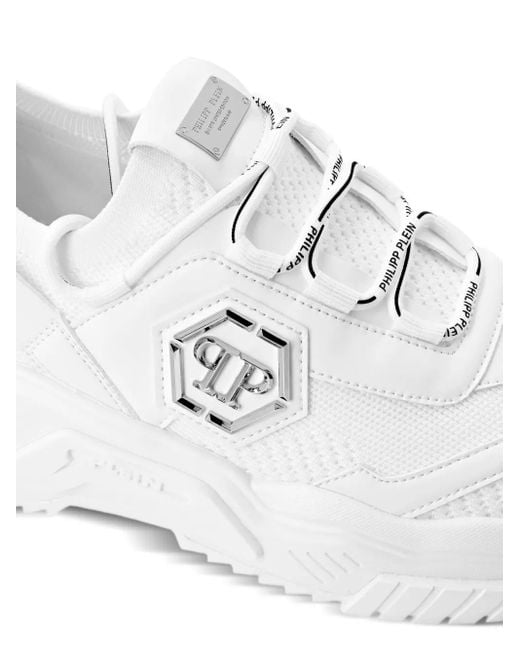 Philipp Plein White Predator Sneakers