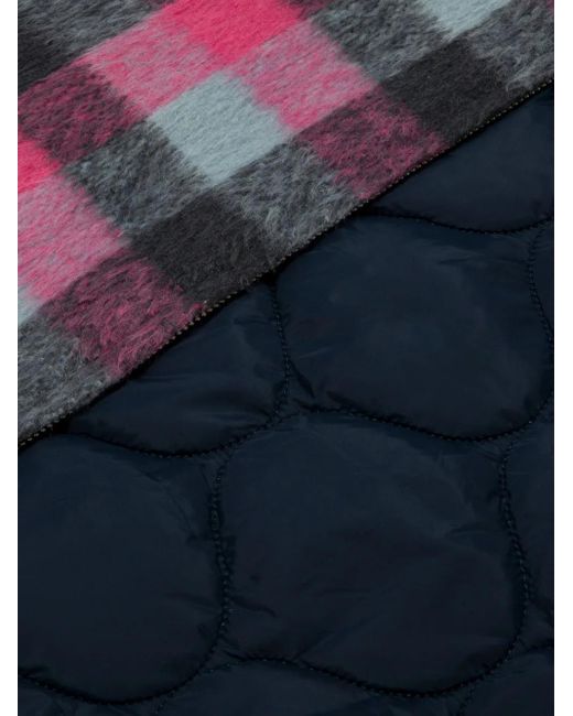 Aape By A Bathing Ape Purple Checked Zip-Up Jacket for men