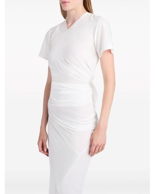 Robe longue Sidney Proenza Schouler en coloris White